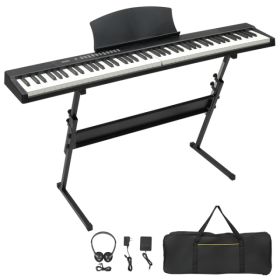 [Do Not Sell On Amazon]GPP-204 88 Key Magnetic Connection Piano Semi-Weighted Standard Digital Piano With Stand, MIDI Bluetooth, Handbag, Headpho (Option: Defaulttitle)