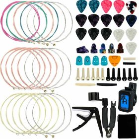 65PCS Guitar Accessories (Option: W13254254)